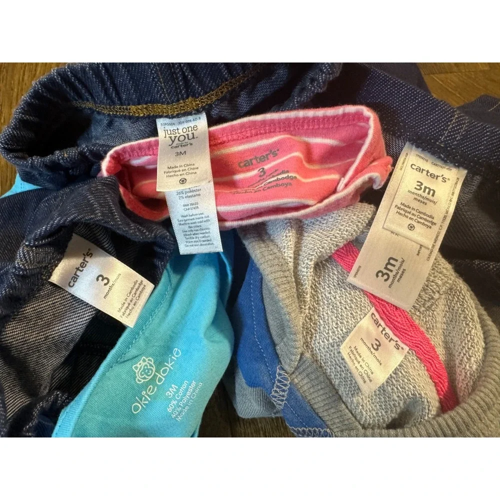 Baby‎ Girl Outfits 3 Months Pants Bodysuits Shirts Long Sleeve Clothes Lot Cat